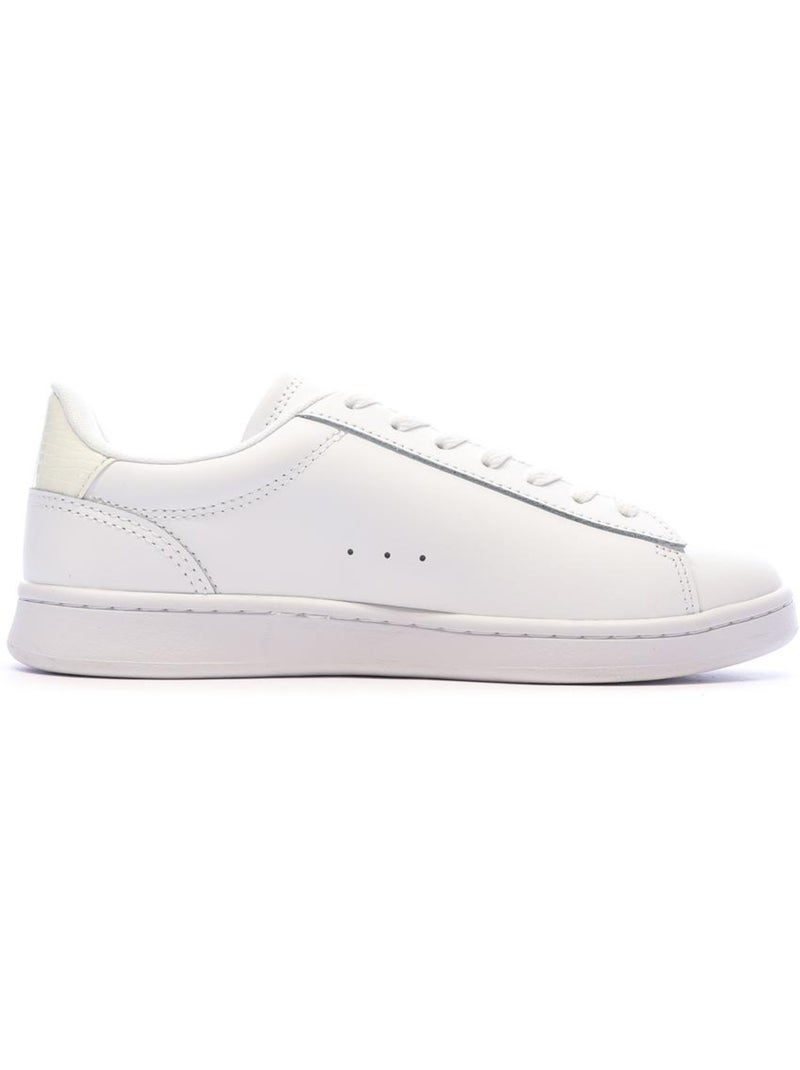 Baskets  Femme Lacoste Carnabys Blanc - Kiabi