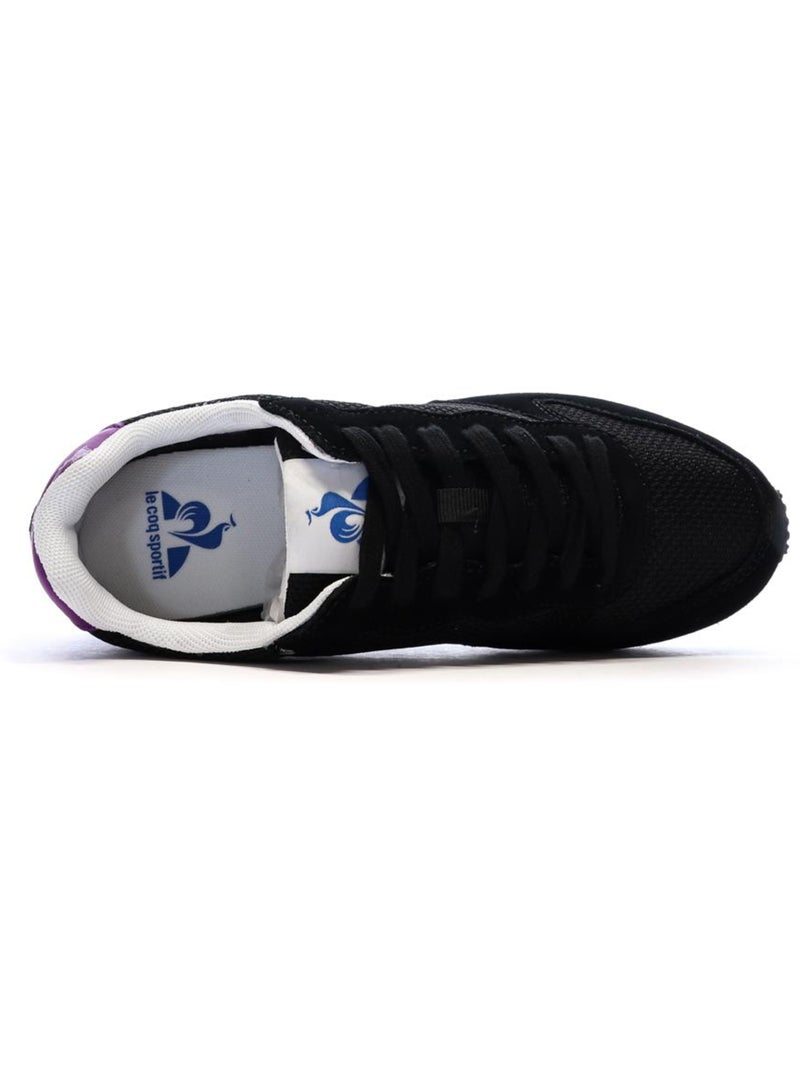 Baskets Femme Le Coq Sportif Noir - Kiabi