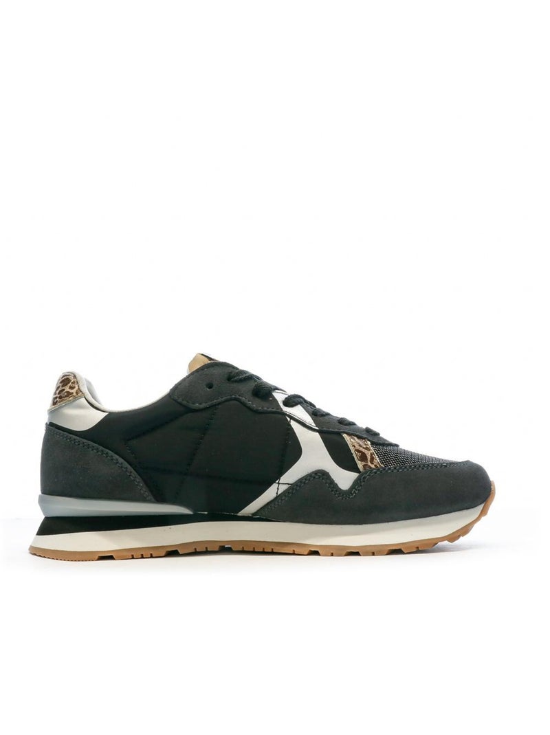 Baskets  Femme Pepe jeans Brit Print Night Noir - Kiabi