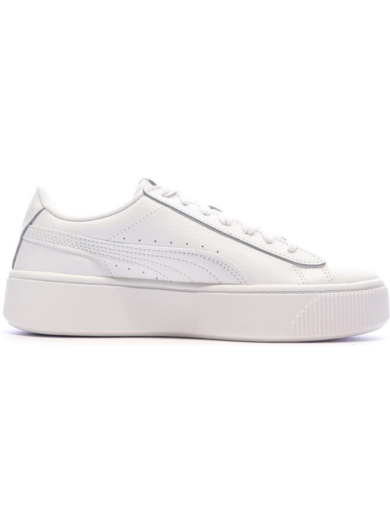 Baskets  Femme Puma Vikky Blanc - Kiabi