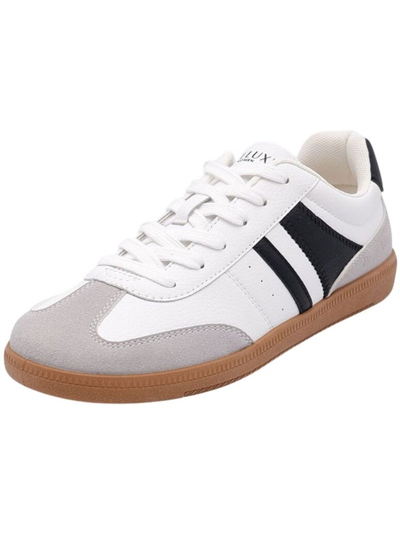 Baskets femme rétro et tendance 'Deeluxe' Blanc - Kiabi