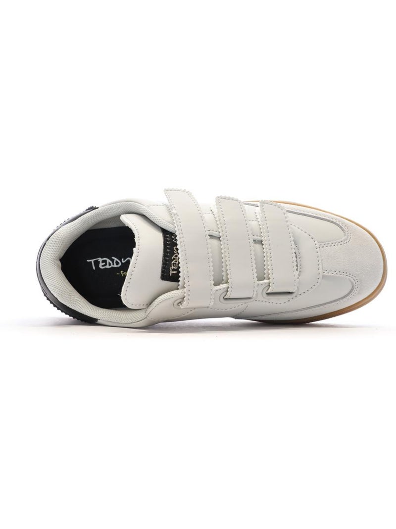 Baskets Femme Teddy Smith Blanc Marron - Kiabi