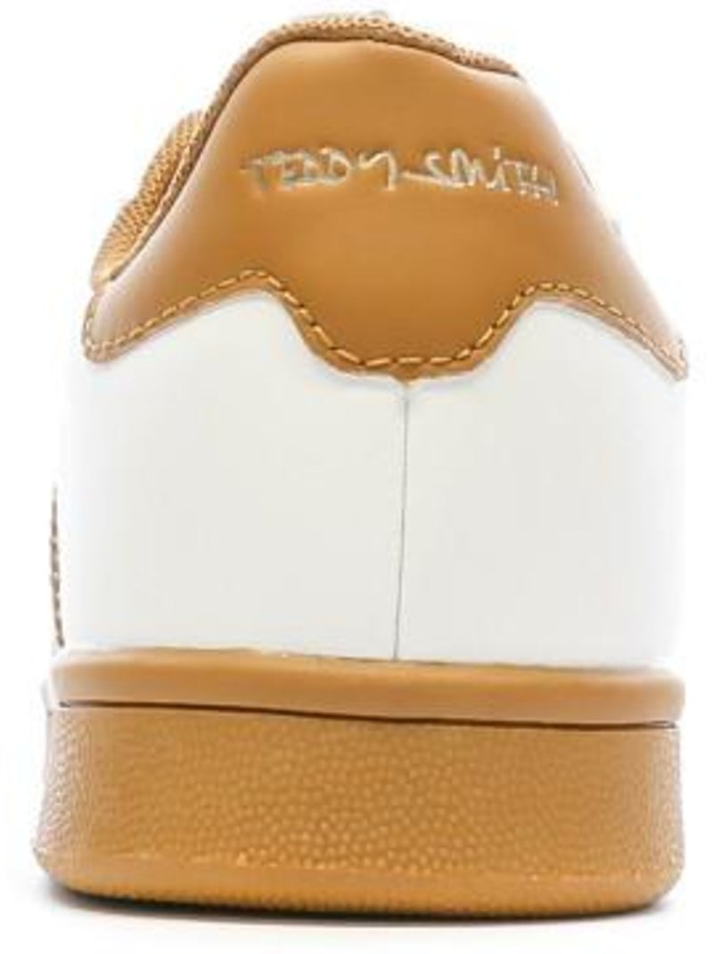 Baskets femme teddy smith Blanc Marron - Kiabi