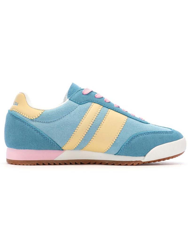 Baskets Femme Teddy Smith Bleu Jaune - Kiabi