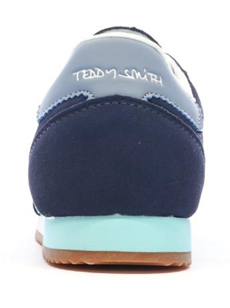 Baskets Femme Teddy Smith Bleu marine/Turquoise - Kiabi