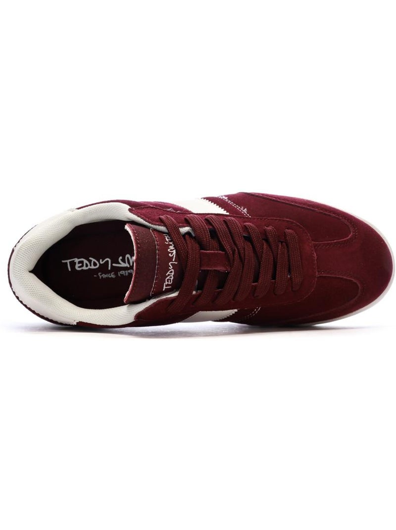 Baskets femme teddy smith Bordeaux - Kiabi
