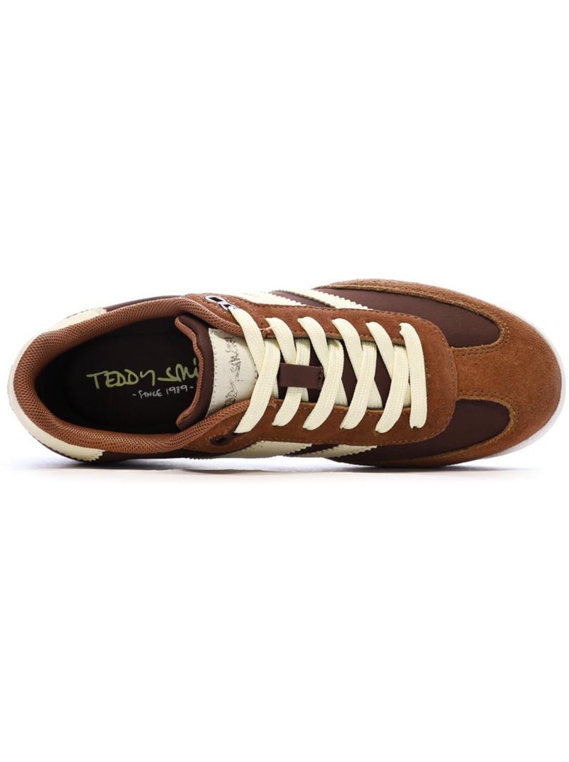 Baskets Femme Teddy Smith Marron cappuccino - Kiabi