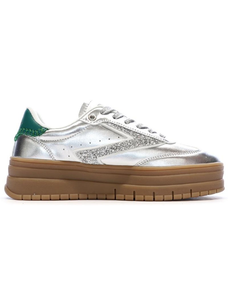 Baskets Femme Teddy Smith Sneakers Argent - Kiabi