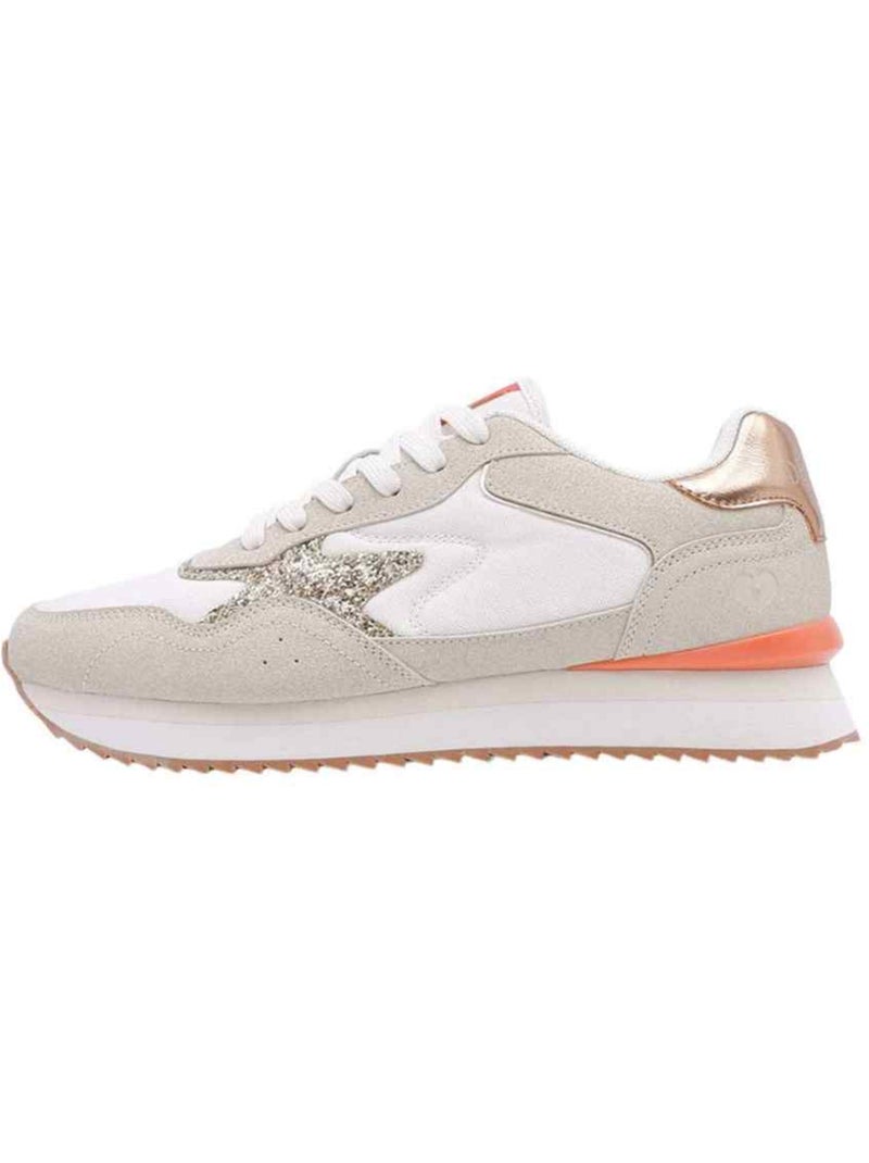 Baskets femme tendances 'Deeluxe' Beige - Kiabi