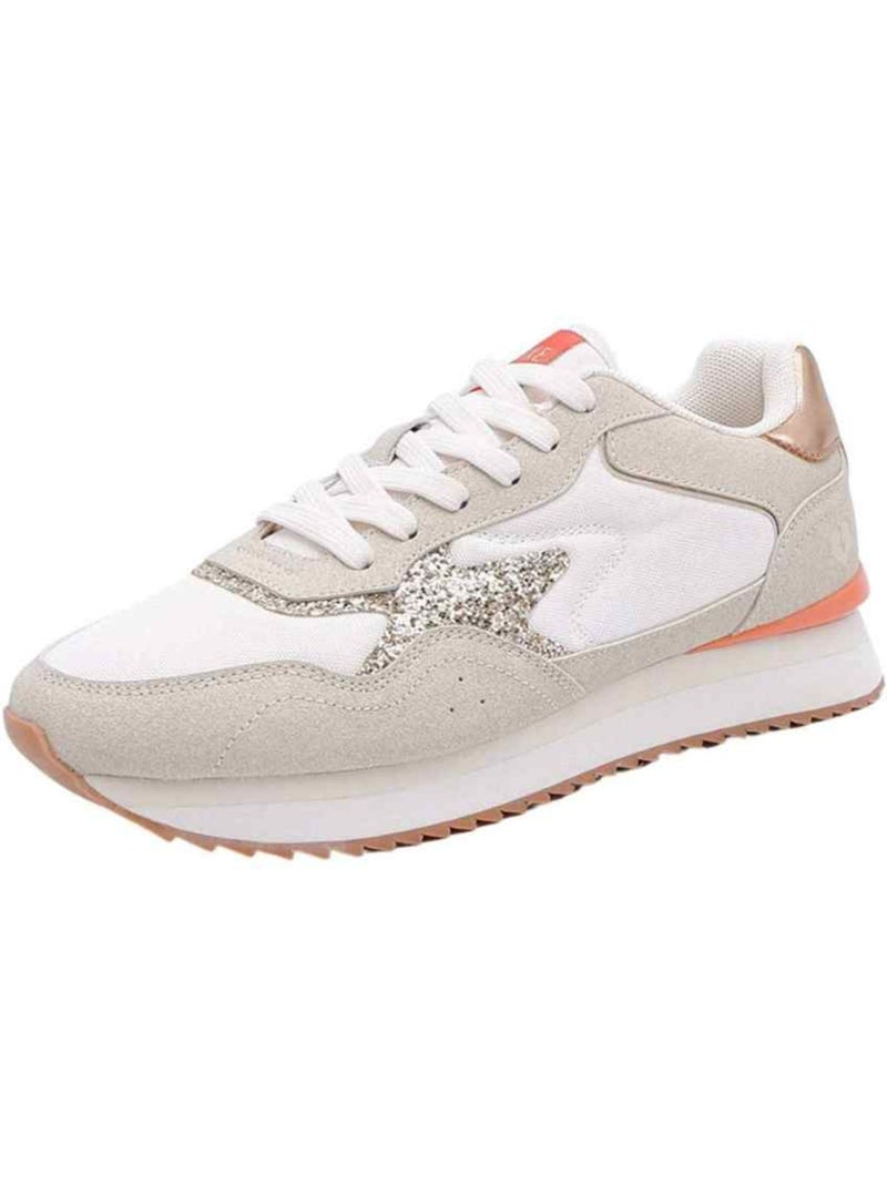 Baskets femme tendances 'Deeluxe' Beige - Kiabi