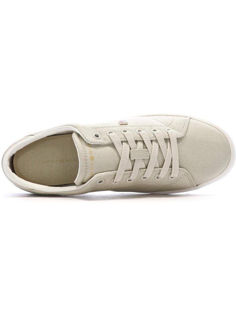 Baskets femme tommy hilfiger Beige - Kiabi