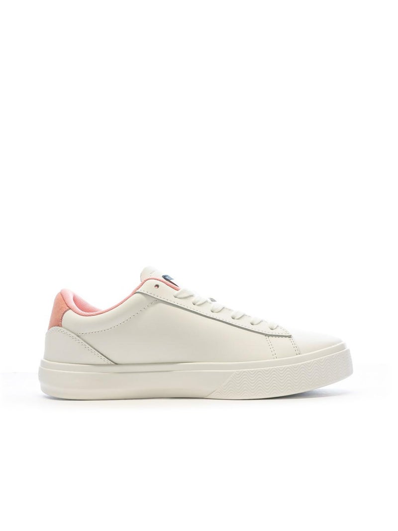 Baskets  Femme Tommy Hilfiger Cupsole Sneaker Blanc - Kiabi