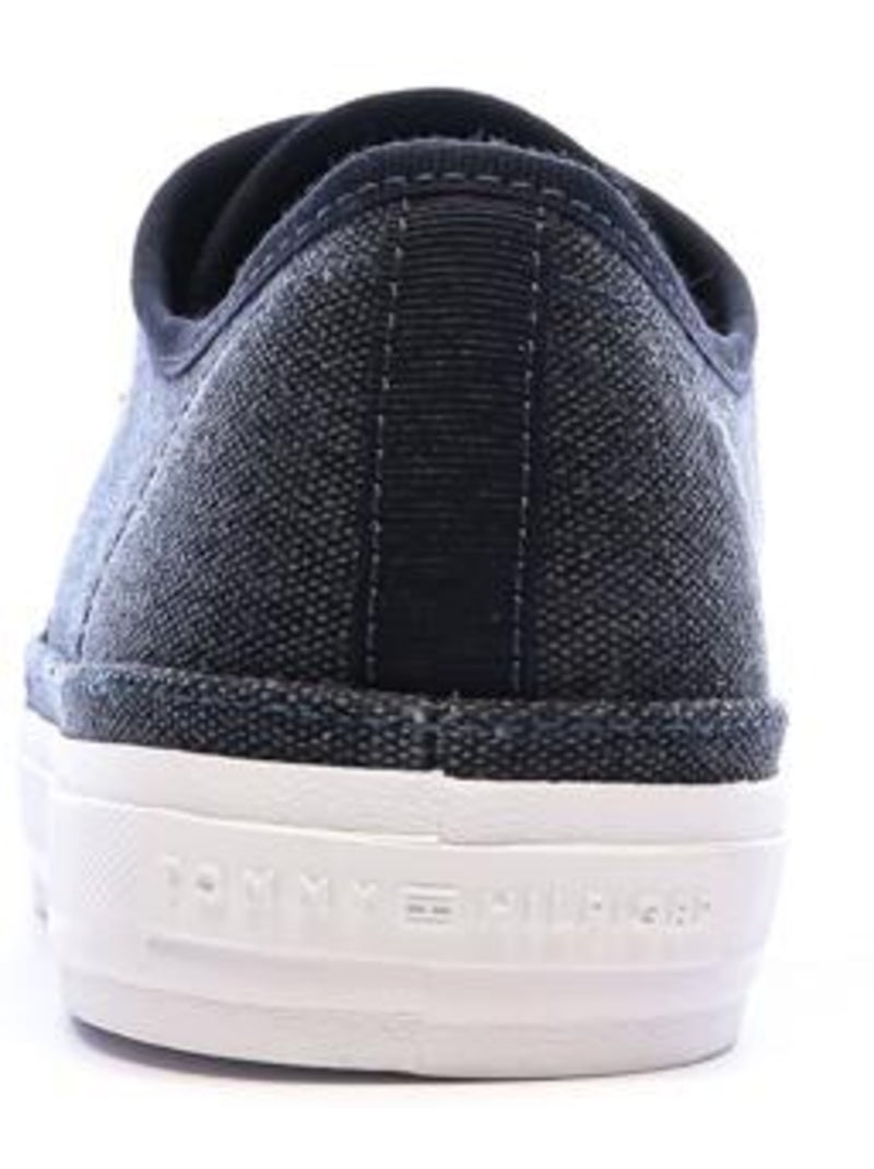 Baskets Femme Tommy Hilfiger Washed Bleu marine - Kiabi