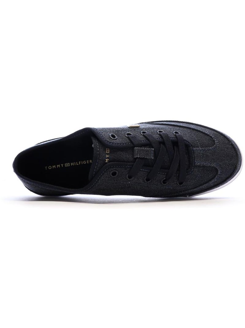 Baskets Femme Tommy Hilfiger Washed Bleu marine - Kiabi