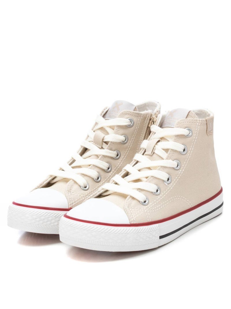 Baskets fermeture éclair Beige - Kiabi