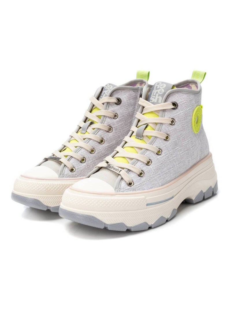 Baskets fermeture éclair Gris - Kiabi