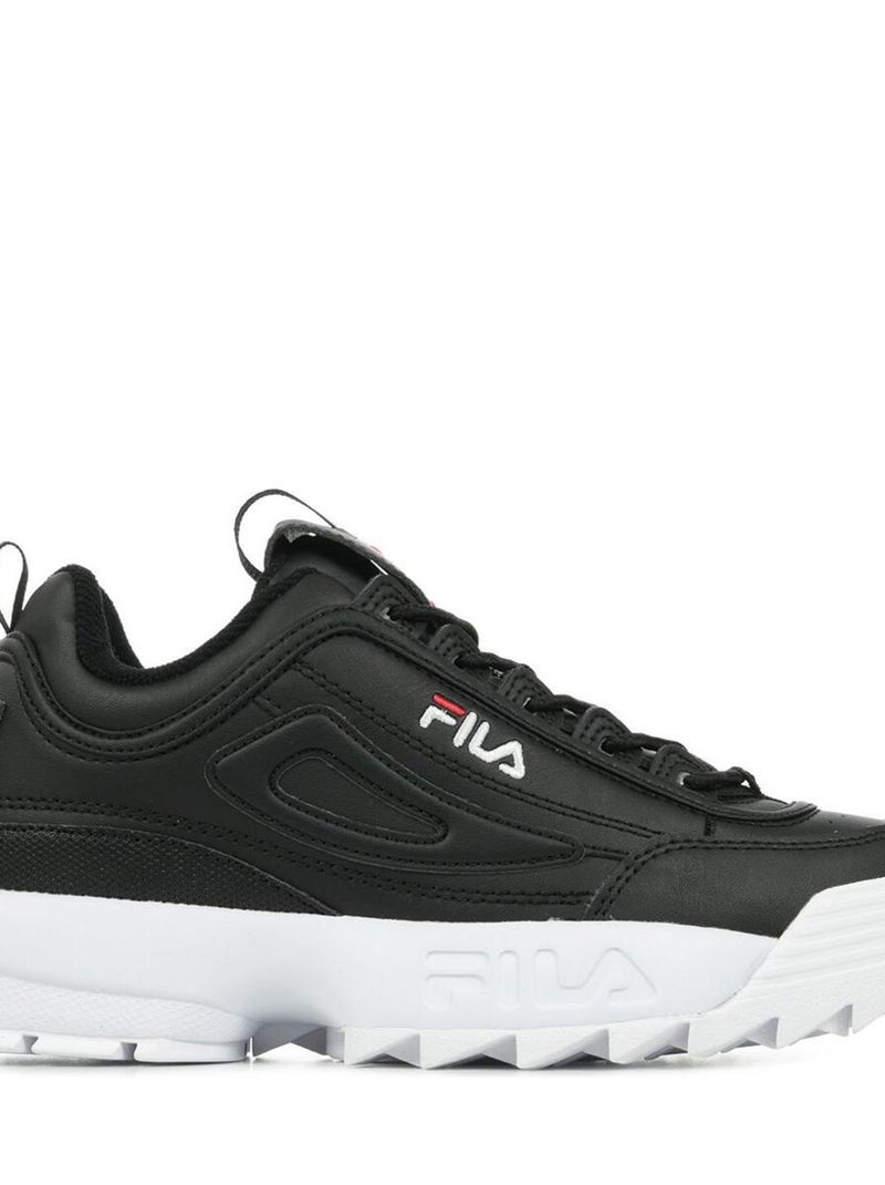 Baskets Fila Disruptor Teens Noir Blanc - Kiabi