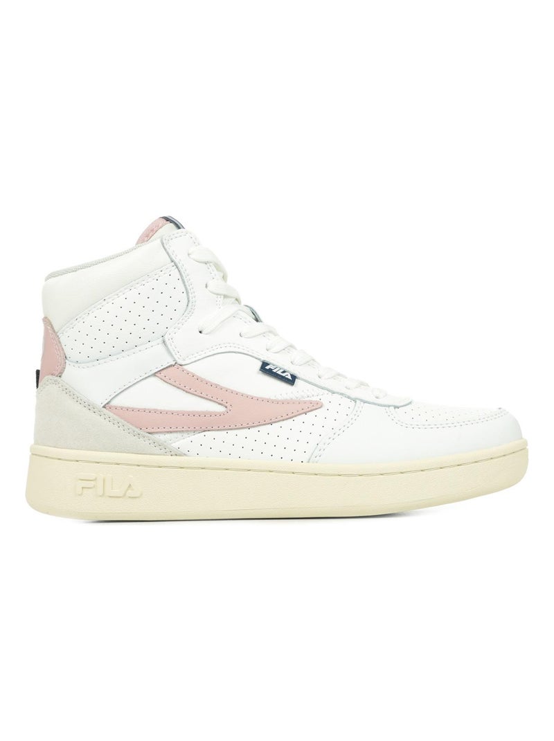 Baskets Fila Sevaro Mid Blanc Rose - Kiabi