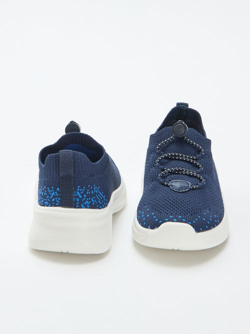 Baskets flyknit ajustables avec stopper - Kiabi