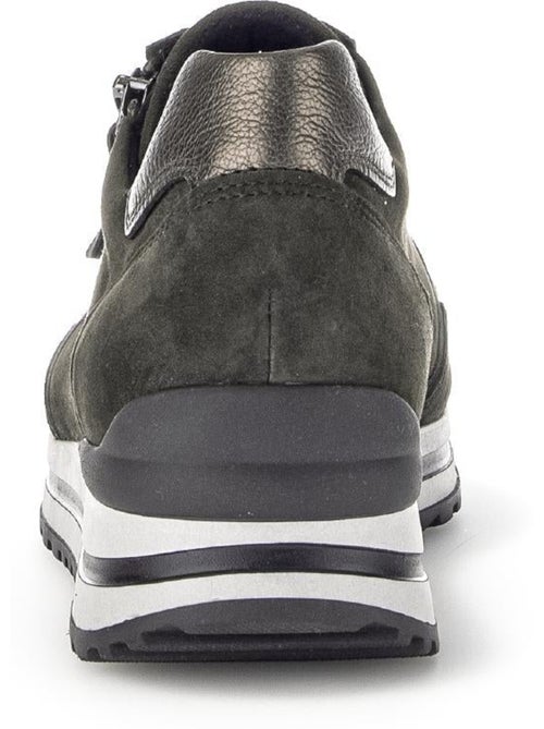 Baskets  foncées en Nubuck - Kiabi