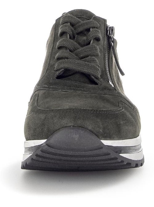 Baskets  foncées en Nubuck - Kiabi