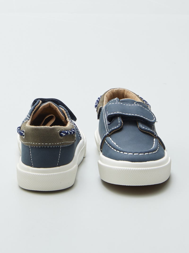 Baskets forme bateau Bleu - Kiabi