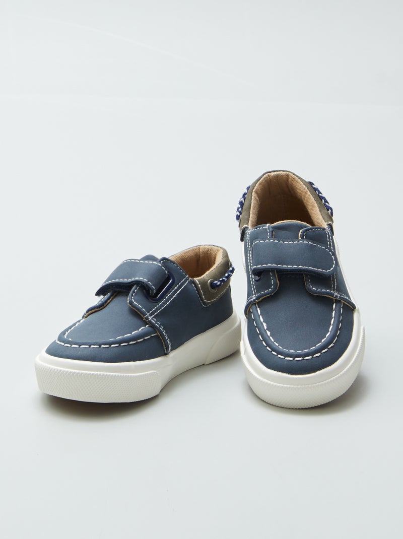 Baskets forme bateau Bleu - Kiabi