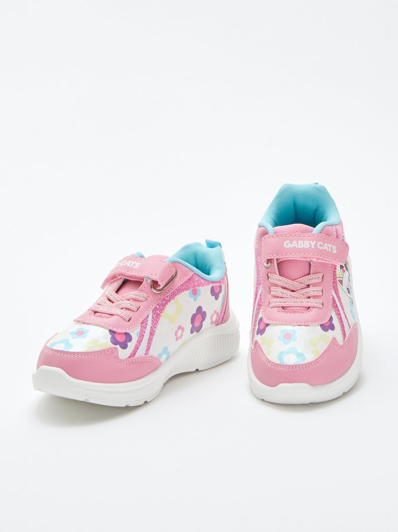 Baskets 'Gabby et la maison magique' lumineuses ROSE - Kiabi
