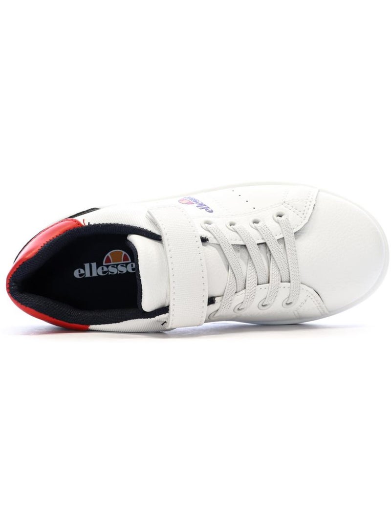 Baskets Garçon Ellesse Blanc / Bleu / Rouge - Kiabi