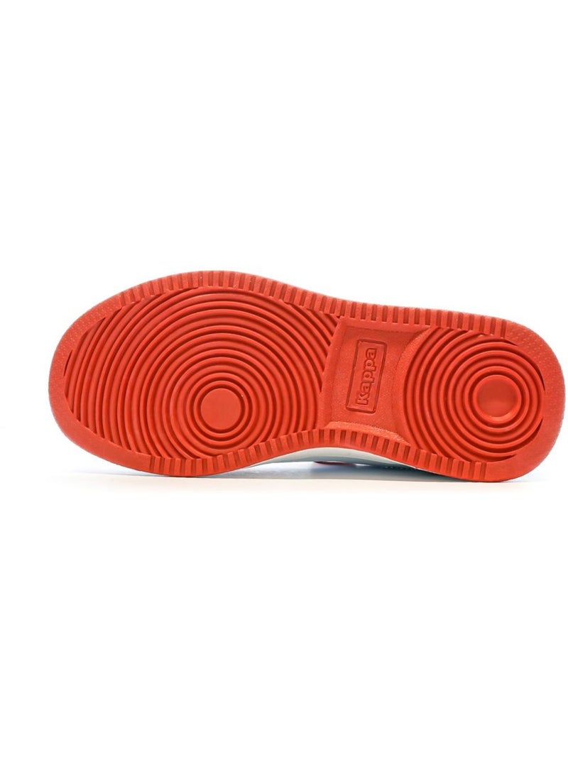 Baskets Garçon KAPPA Blanc Rouge Noir - Kiabi