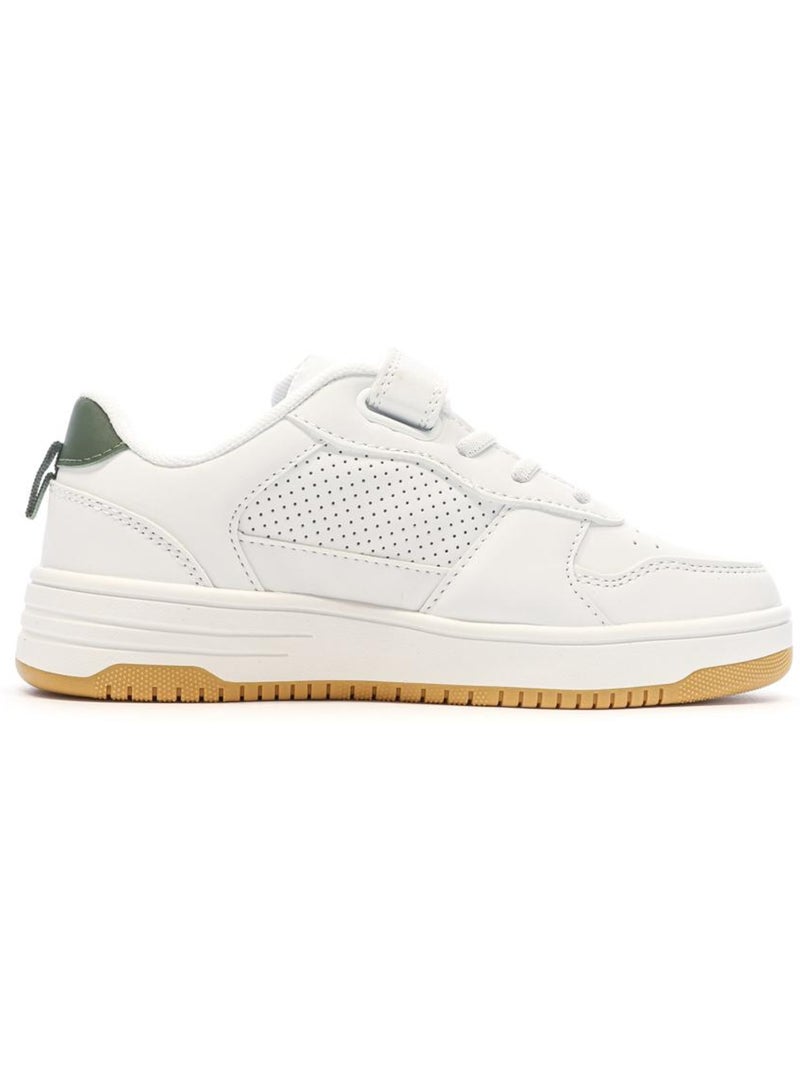 Baskets Garçon Kappa Blanc Vert - Kiabi
