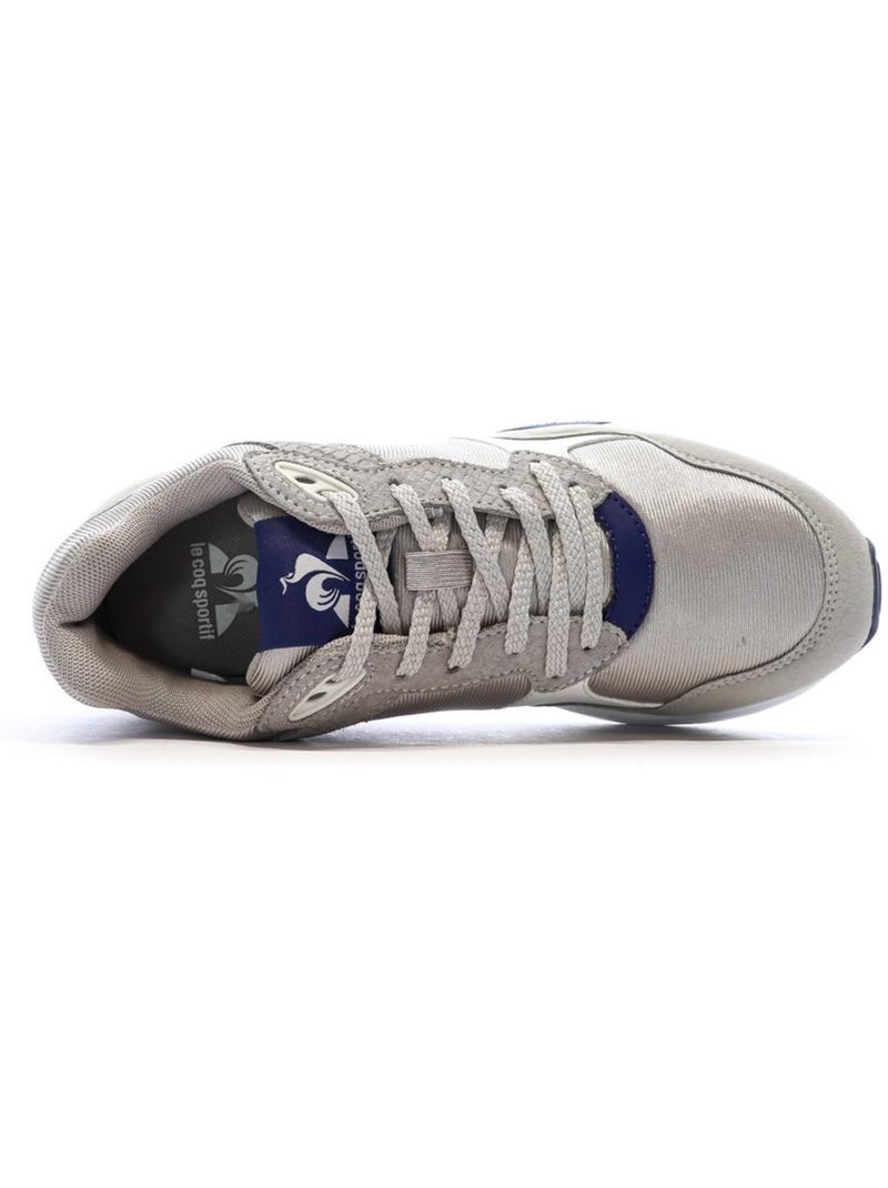 Baskets Garçon Le Coq Sportif R500 Gris Argenté - Kiabi