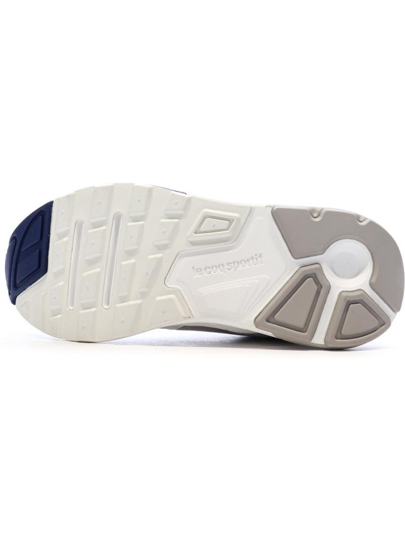 Baskets Garçon Le Coq Sportif R500 Gris Argenté - Kiabi