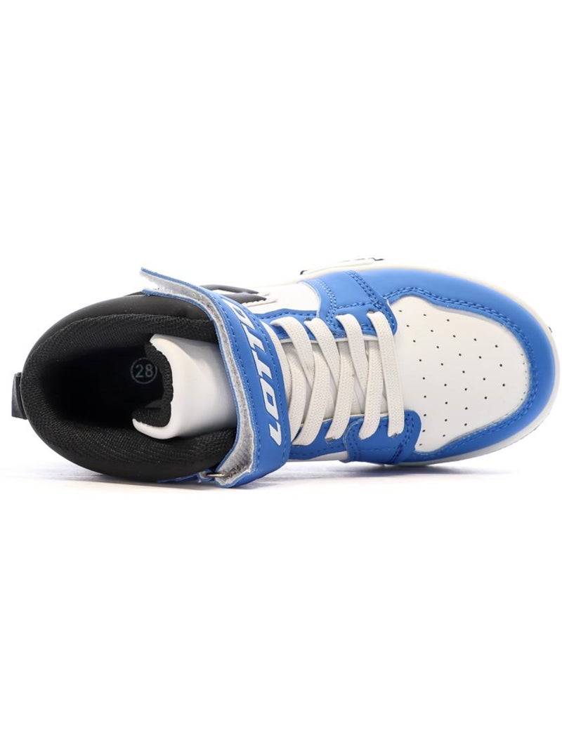 Baskets Garçon Lotto Bleu Blanc Noir - Kiabi