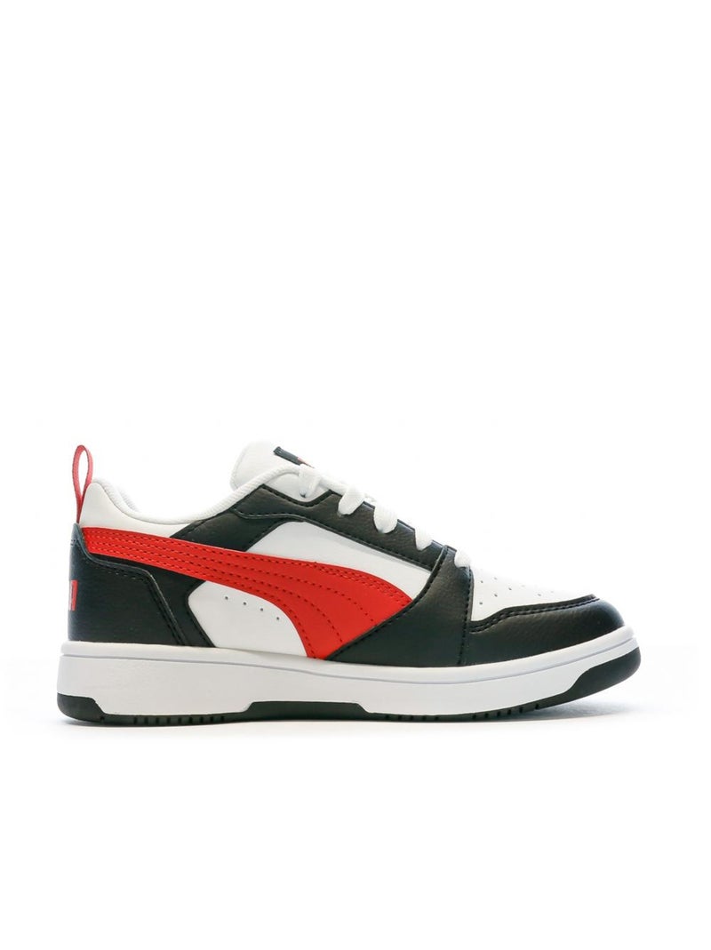 Baskets  Garçon Puma Rebound Blanc - Kiabi