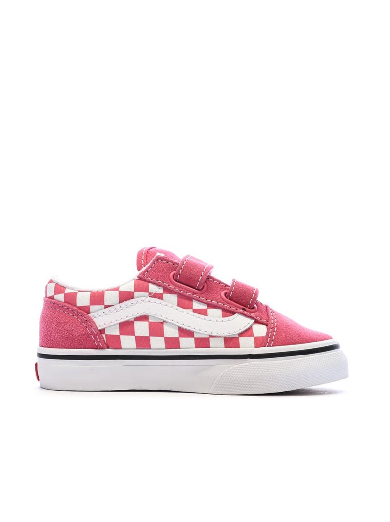 Baskets  Garçon Vans Old Skool V Check Rose - Kiabi