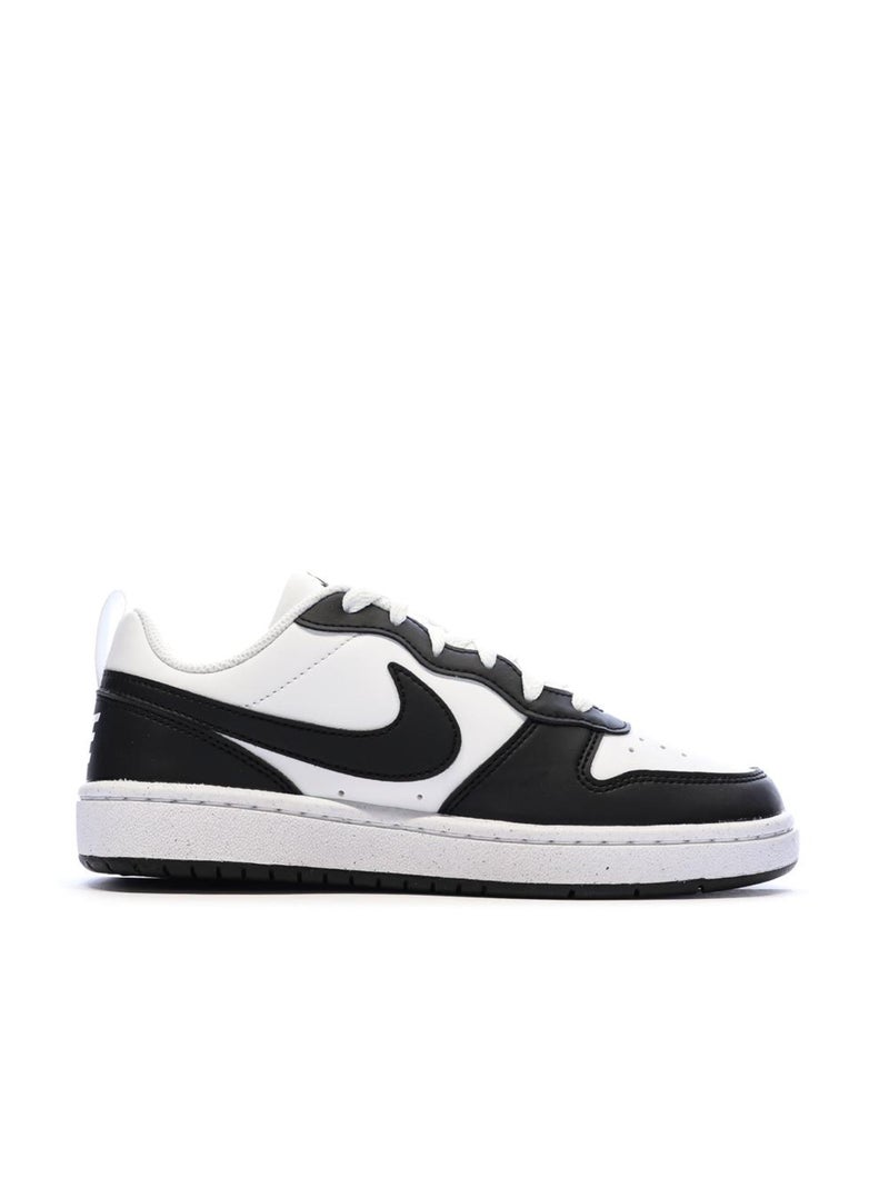 Baskets  GarçonFille Nike Court Borough Low Noir - Kiabi