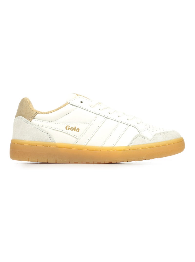 Baskets Gola Eagle 86 Blanc Marron Gris - Kiabi