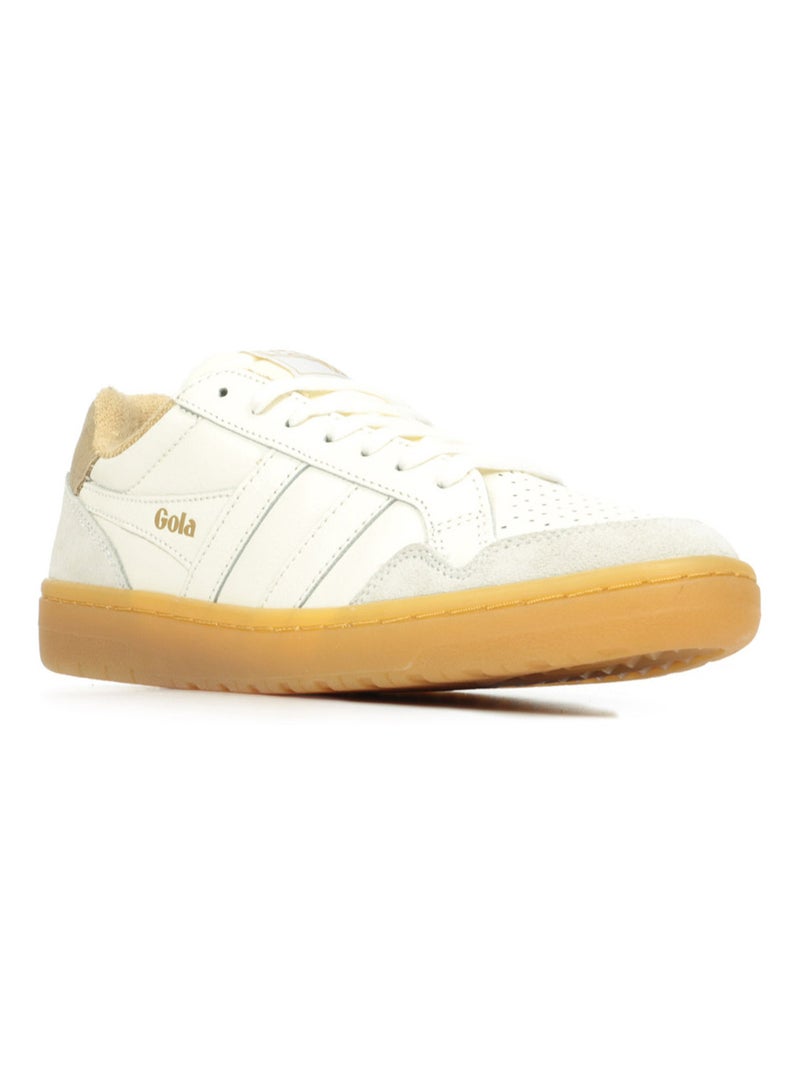 Baskets Gola Eagle 86 Blanc Marron Gris - Kiabi