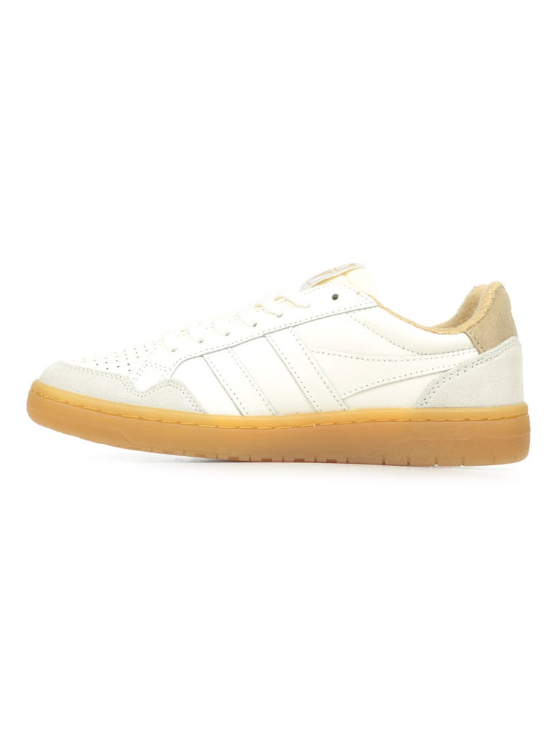 Baskets Gola Eagle 86 Blanc Marron Gris - Kiabi