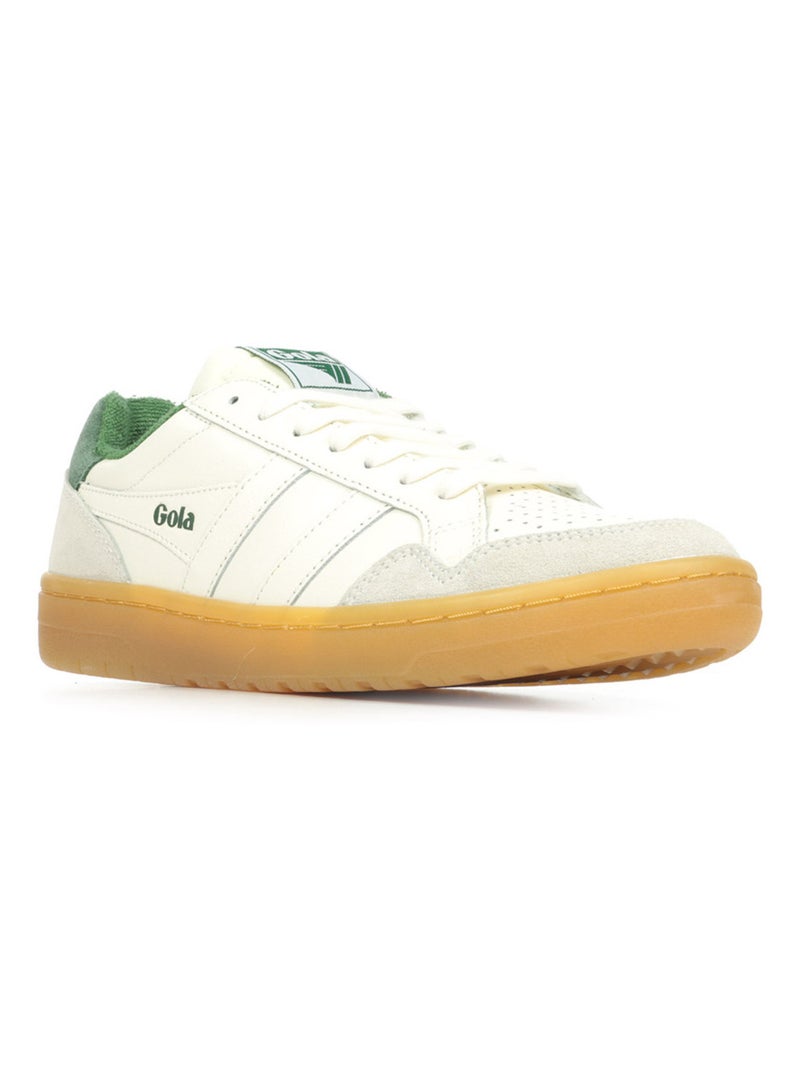 Baskets Gola Eagle 86 Blanc Vert - Kiabi