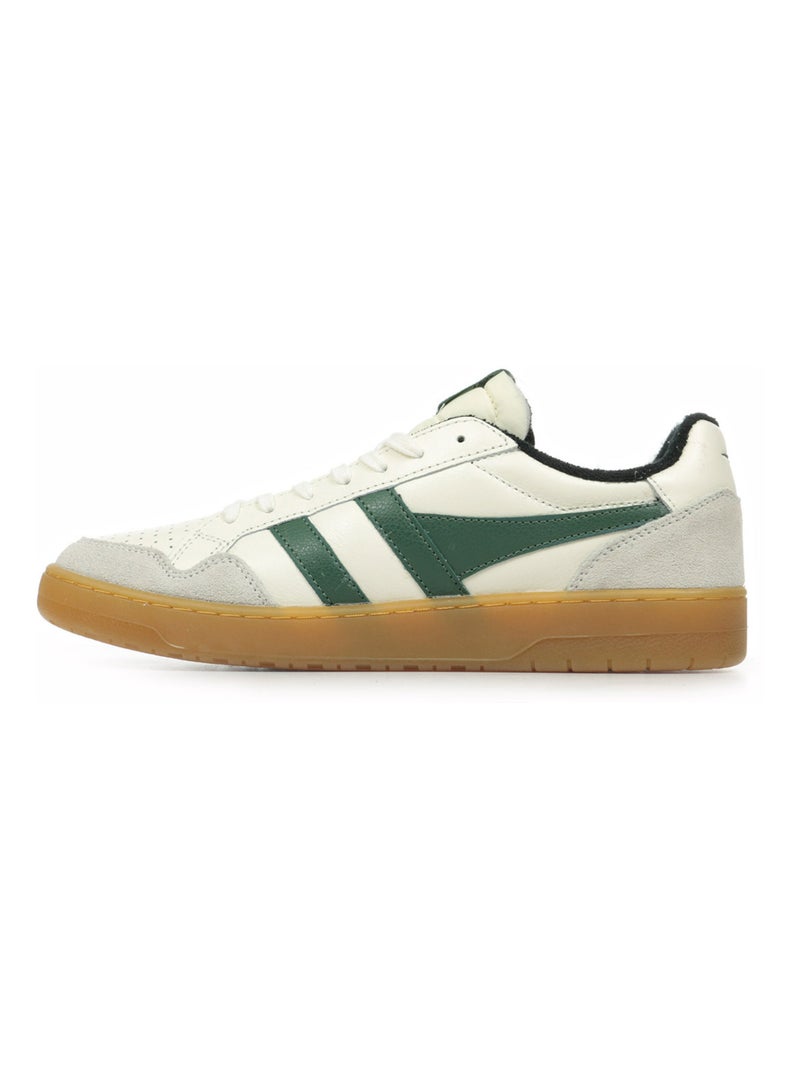 Baskets Gola Eagle '86 Blanc Vert Noir - Kiabi