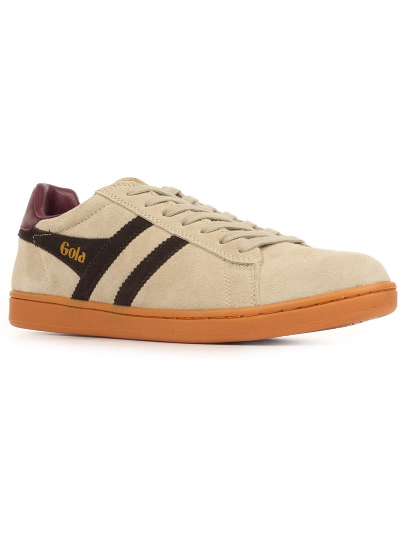 Baskets Gola Equipe II Suede Gris Violet - Kiabi