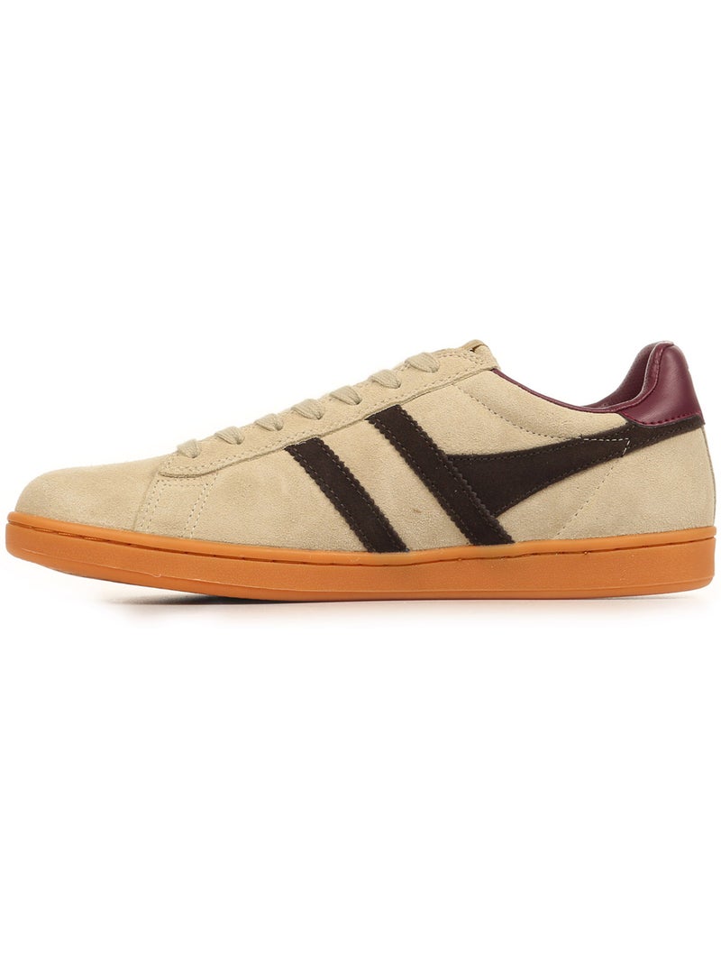 Baskets Gola Equipe II Suede Gris Violet - Kiabi