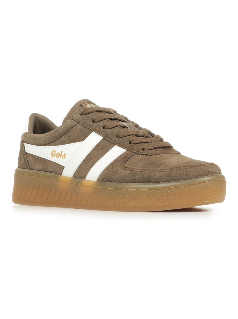Baskets Gola Grandslam Suede Marron - Kiabi