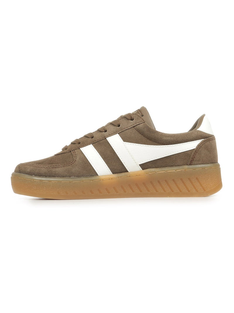 Baskets Gola Grandslam Suede Marron - Kiabi