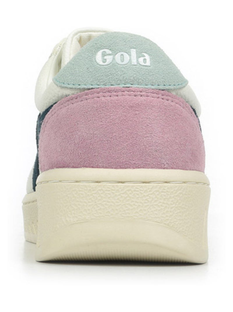 Baskets Gola Grandslam Trident Blanc Bleu marine - Kiabi