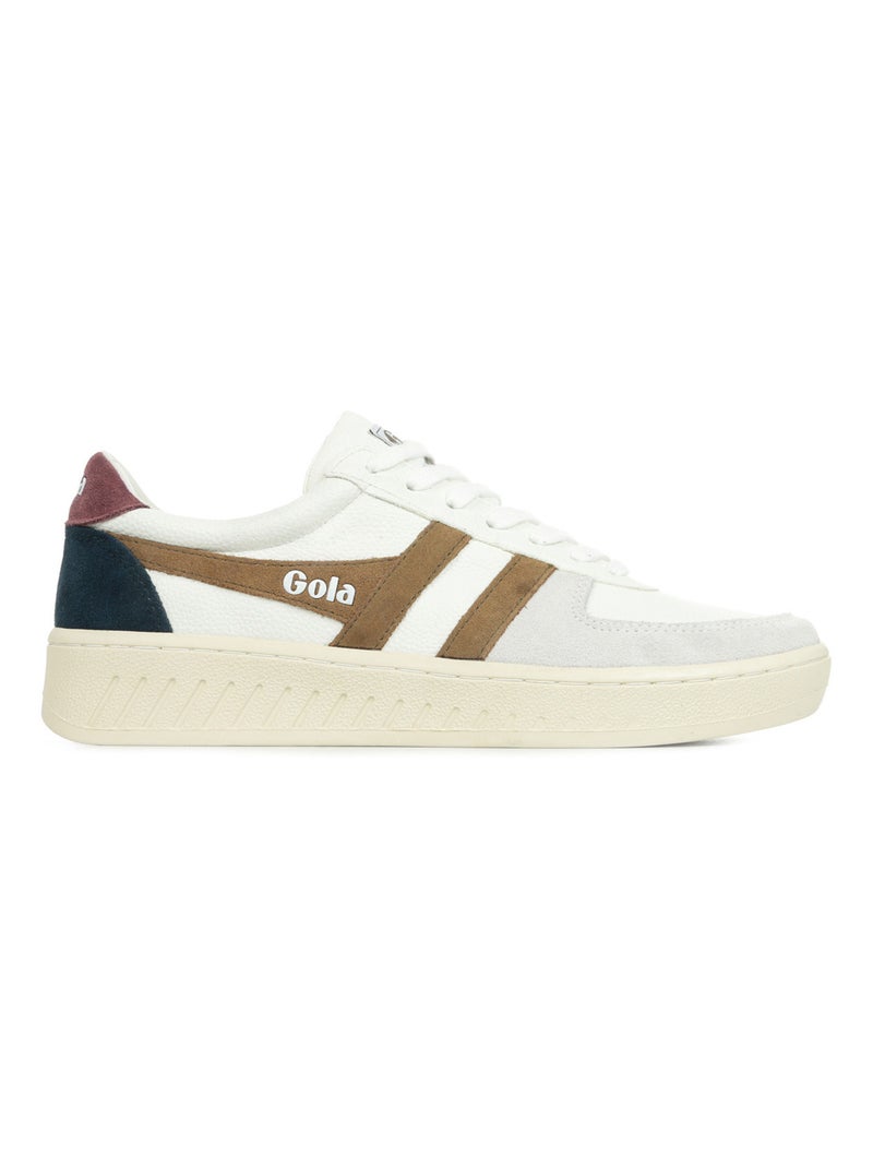 Baskets Gola GrandSlam Trident Blanc Marron - Kiabi