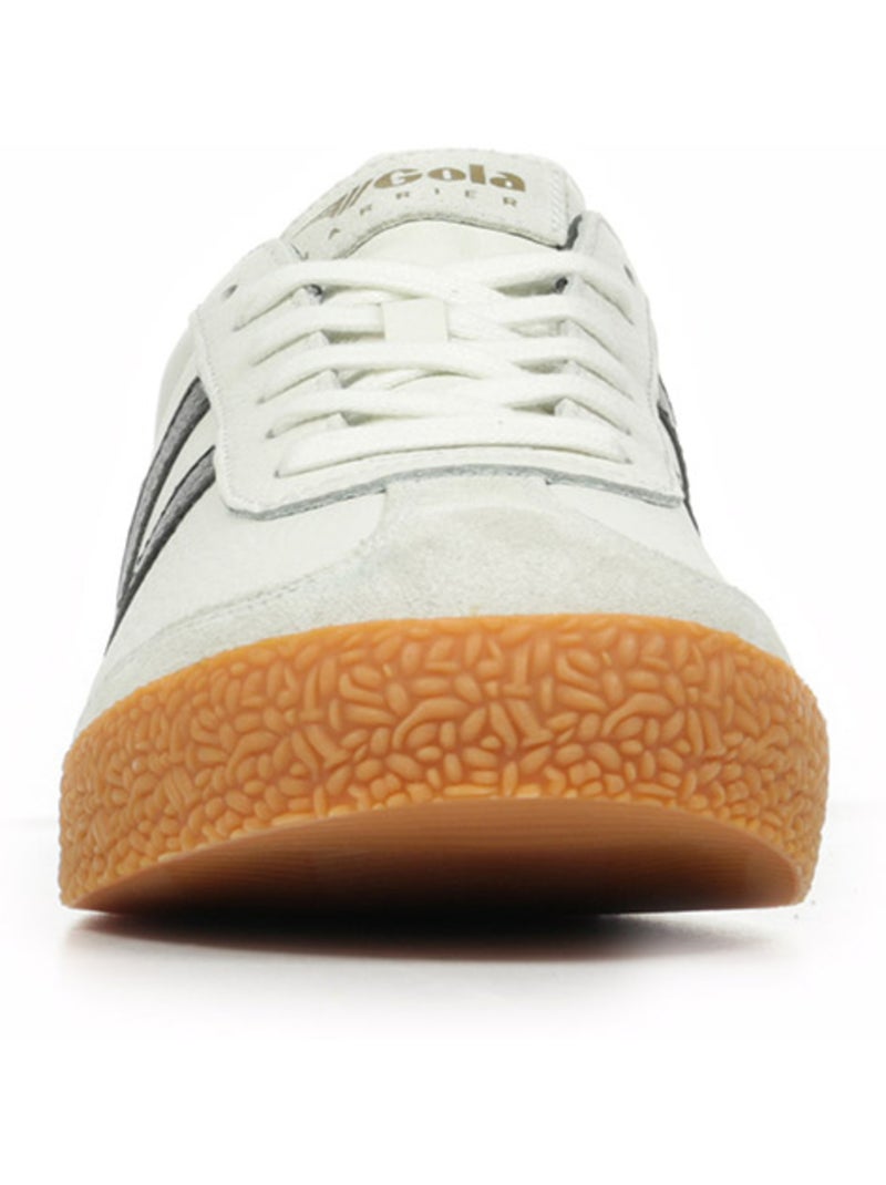 Baskets Gola Harrier Leather Blanc Noir - Kiabi