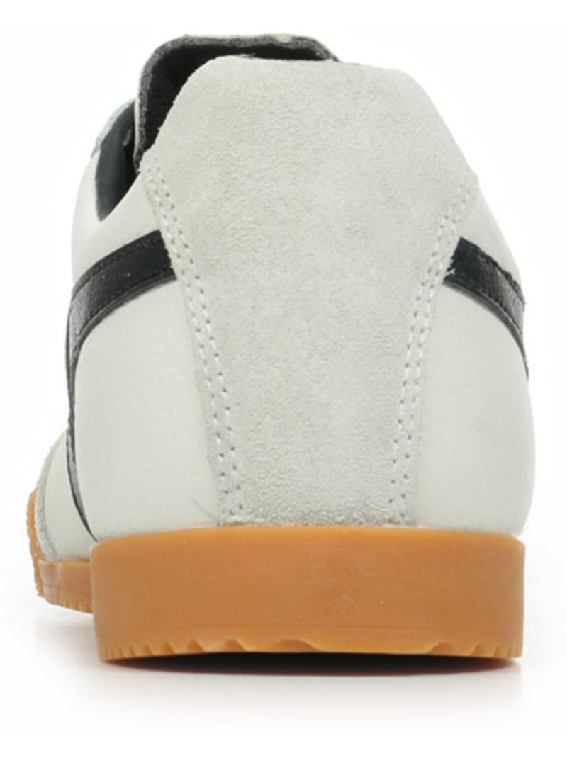 Baskets Gola Harrier Leather Blanc Noir - Kiabi